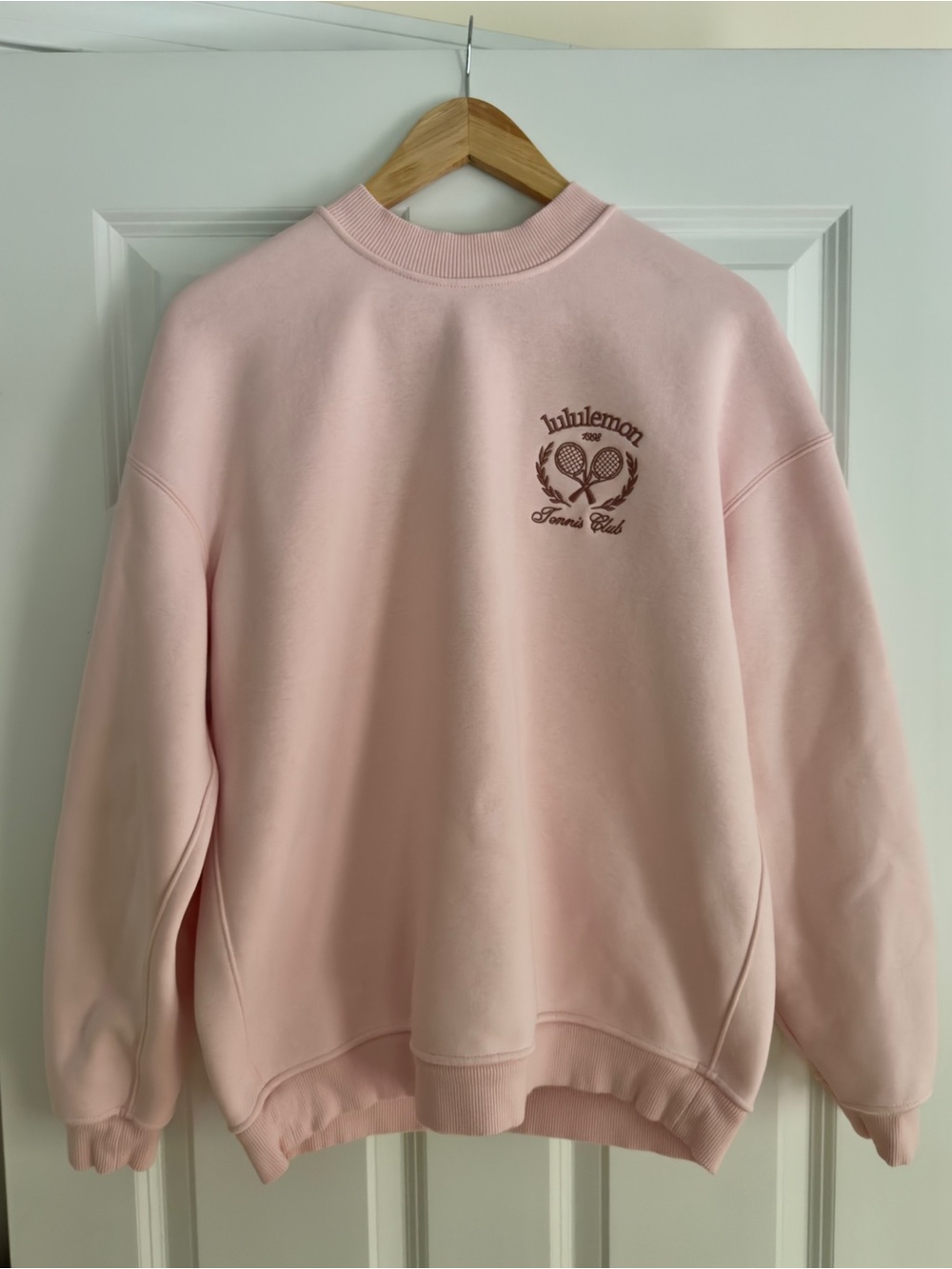 Lululemon Light Pink Crewneck Tennis Club Sweatshirt
